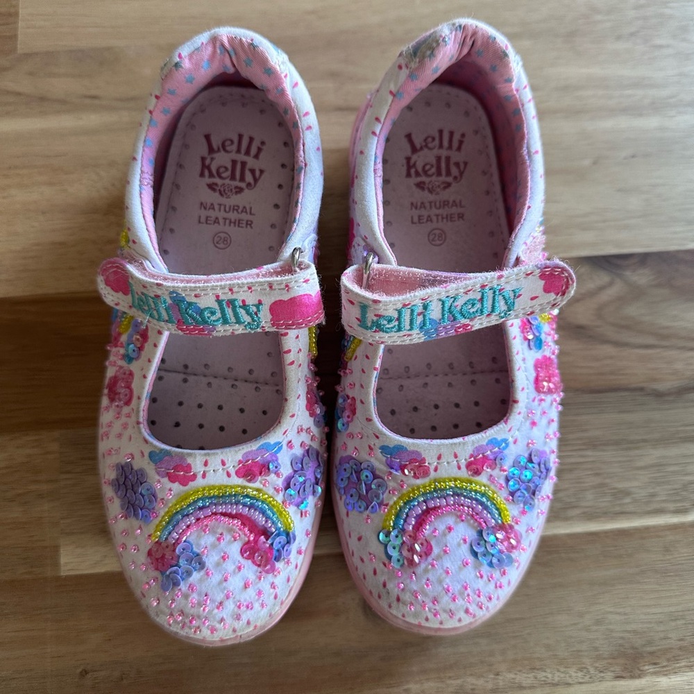 Lelli Kelly Rainbow Dolly Shoes. Size 28.